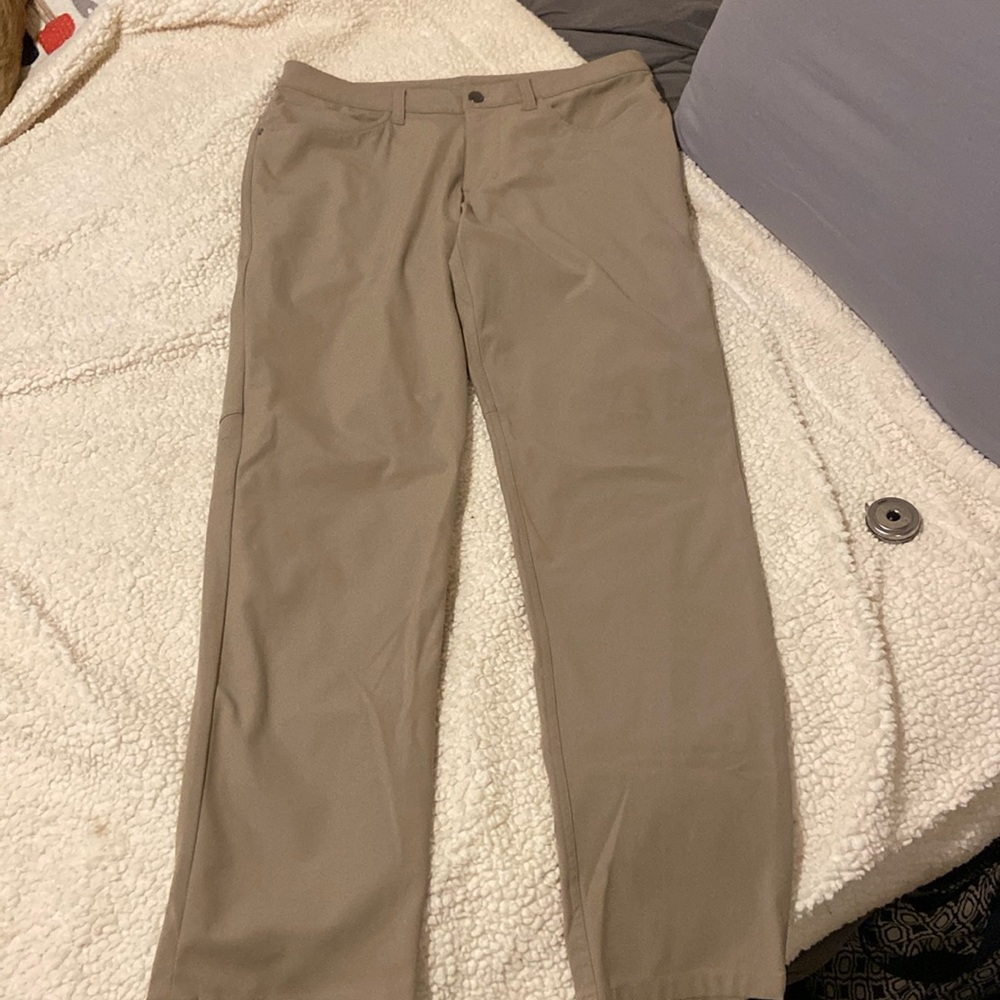 Lululemon ABC Slim-Fit Pant 31”L  Nomad Brown Men's Size 32 W